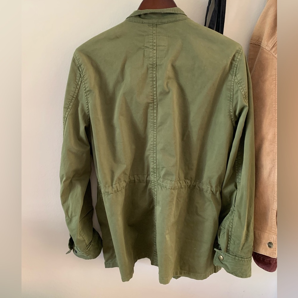 ❌SOLD❌ GAP // Forest Green Canvas Jacket - Picture 4 of 12